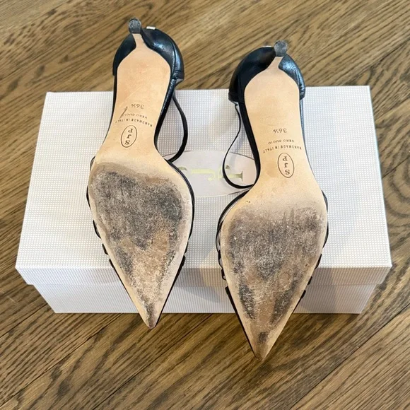 SJP t-strap Black Heel named the “Carrie” for Sara Jessica Parker size 36.5 - Picture 3 of 7